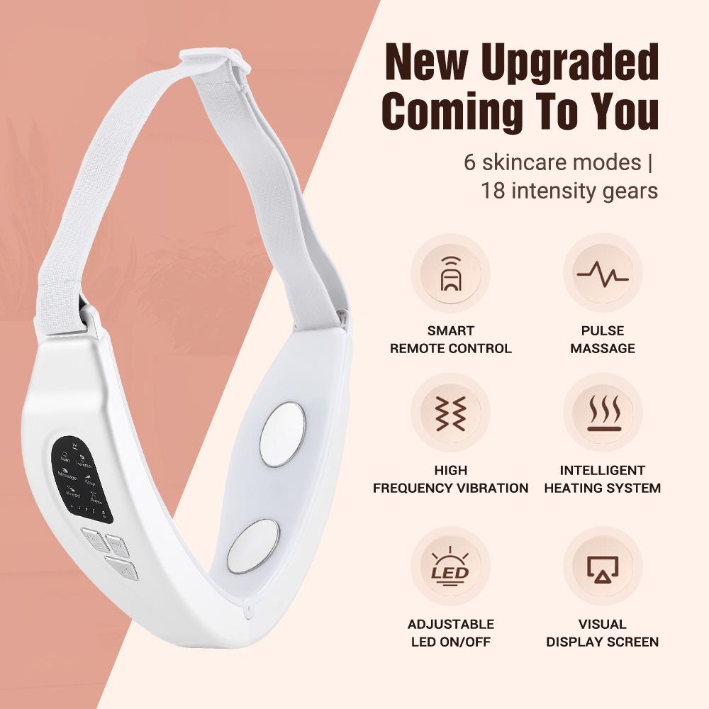 EMS Remote Control Face Slimming and Lifting Massager with Microcurrent Firming Technology