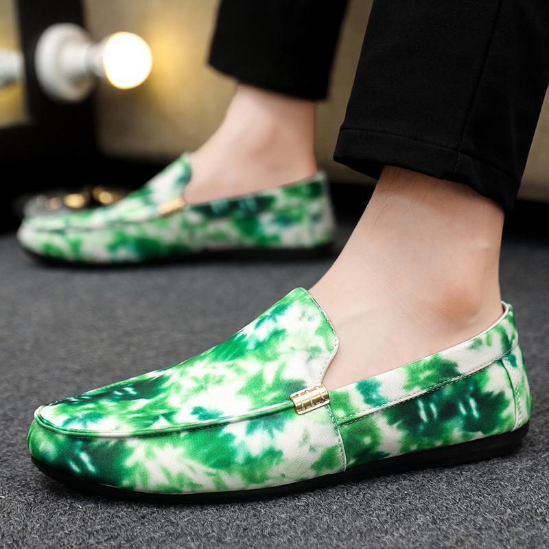 Fashion Fashion Men Casual Shoes Breathable Slip on Mesh Walking Running Sneakers Non-slip Flats Lightweight Sport Shoes Driving Loafers