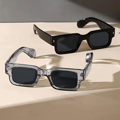 Vintage Glamour Sonnenbrille Für Damen Und Herren Designer Berühmte Marke Brille Quadratisch Stilvoll Trend Brillen Uv400 Schutzbrille