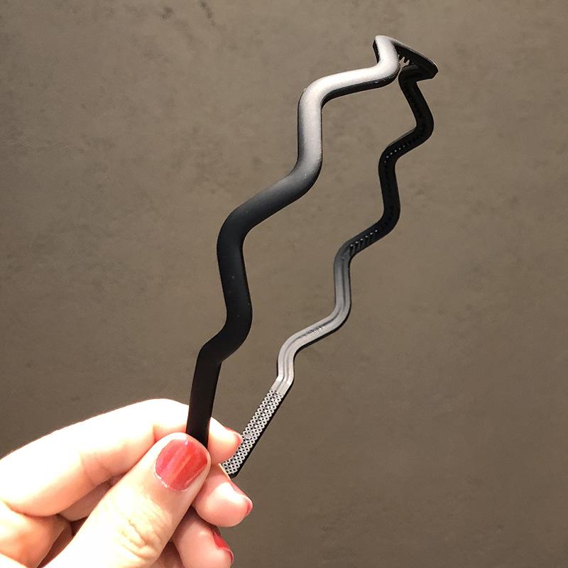 Vintage Headbands for Hair Woman Hair Band Simple Candy Color Chain Bezel for Hair Hair Hoop Headband Bezel Hair Accessories