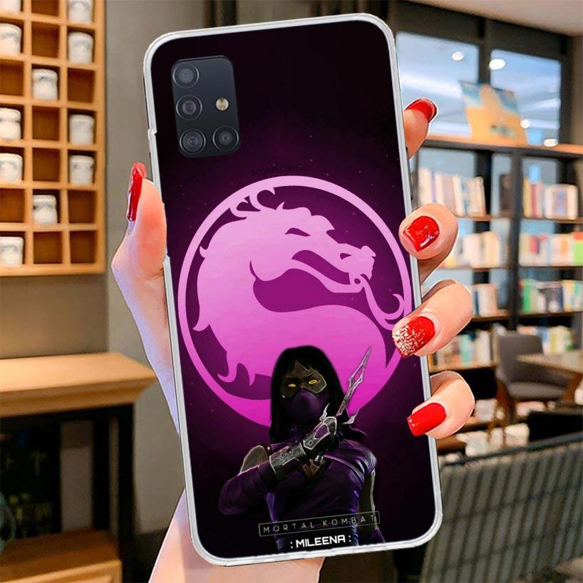 Scorpion Zero Sub Mortal Kombat Cover Phone Case For Samsung Galaxy A12 A22 A32 A52 A72 A02S Phone Case Note 20 Ultra 10 S10 Plu