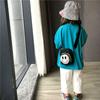 Fashionable Kids Smiley Face Crossbody Bag Chic Durable Canvas Small Backpack For Children