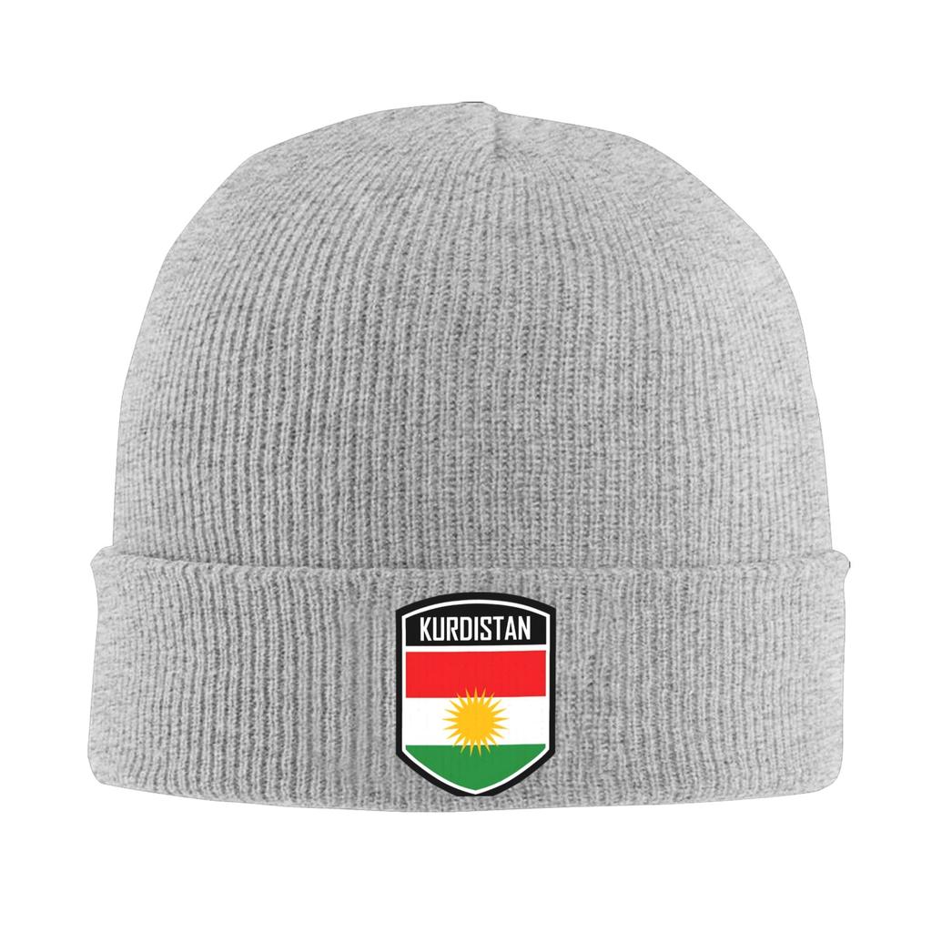 Kurdistan Flag Beanie Hats Bonnet Hats Men Women Street Gym Knit Hat Winter Design Thermal Elastic Caps