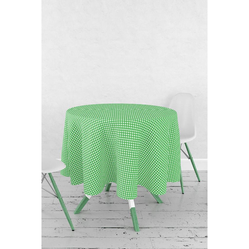 Kulatý ubrus Gingham