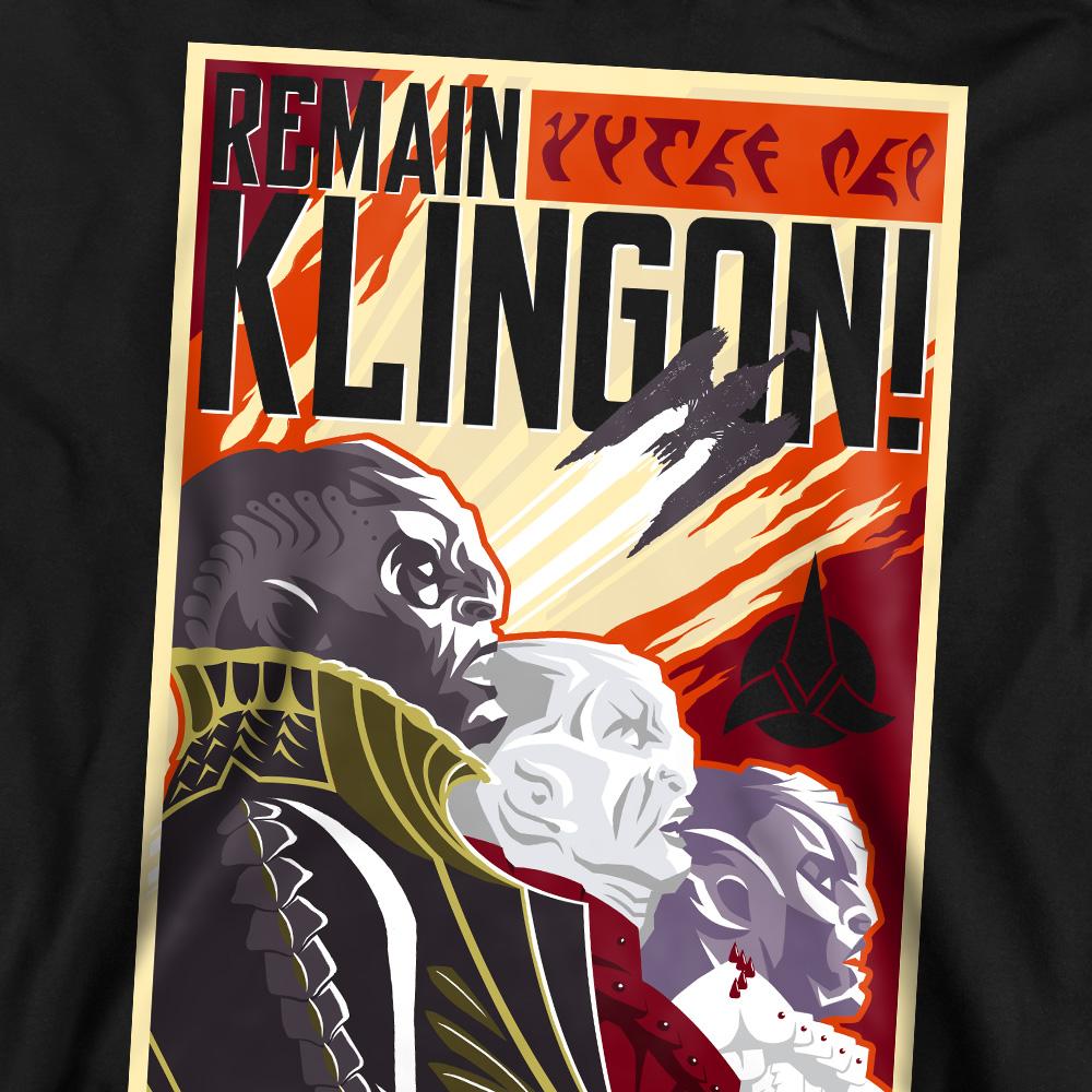 Star Trek: Discovery Unisex Adult Remain Klingon Poster Sweatshirt