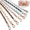 PU Leather Metal Chain Crossbody Shoulder Portable Aluminum Bag Chain Straps For DIY Clothing Handbags Decoration Accessories