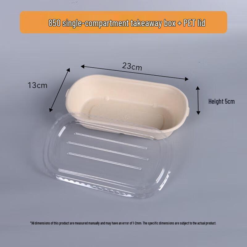 

JingJingRS Biodegradable Single Compartment Food Container