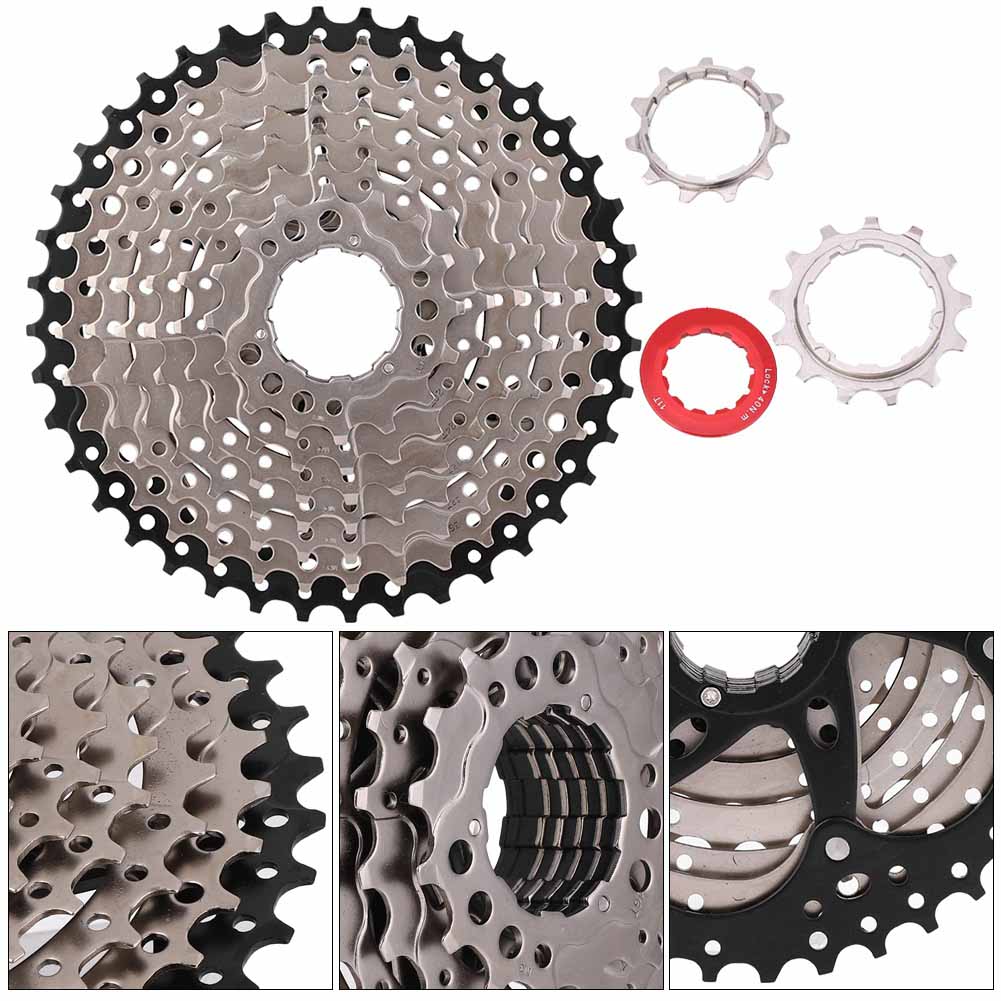Road Bike Freewheel Cassette Sprocket 9 Speed 11 40T Bicycle Replacement Accessory