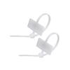 ELECALL Nylon Self-Locking Cable Ties with Writable Label