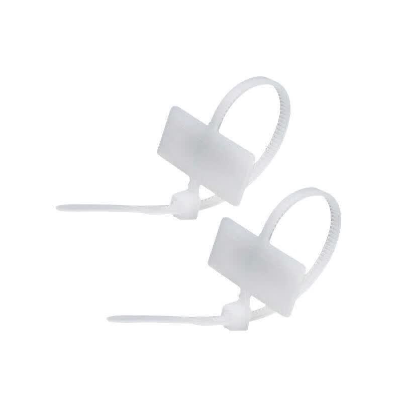 ELECALL Nylon Self-Locking Cable Ties with Writable Label