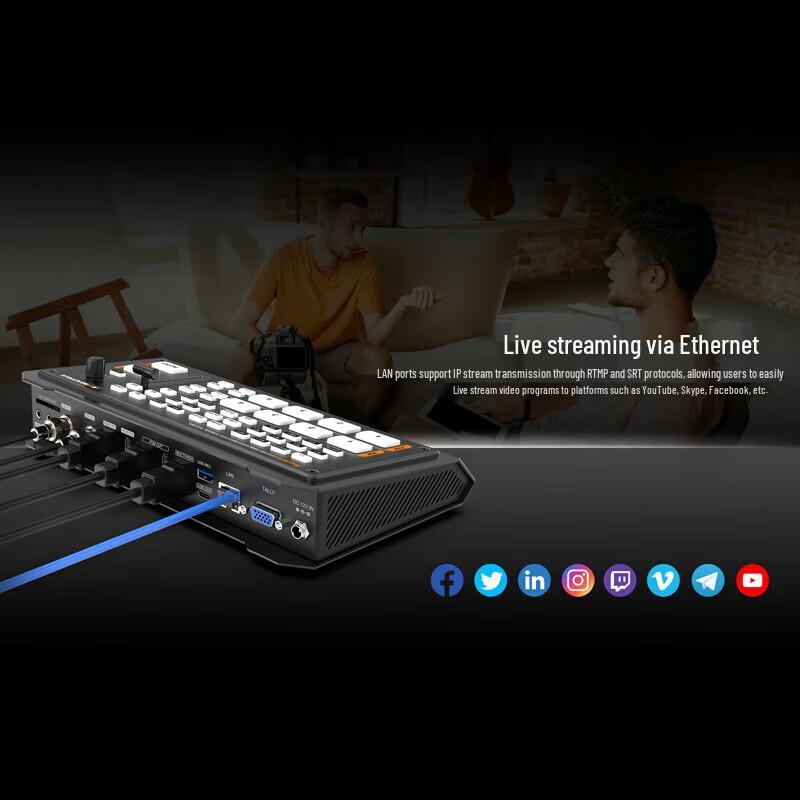AVMATRIX Black Hornet 3 Pro Live Production Switcher