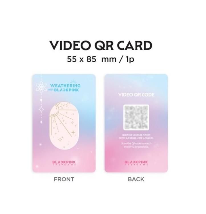 [pre-order] BLACKPINK Game Coupon Card Collection – WEATHERING WITH BLACKPINK