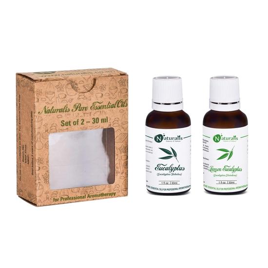 

Naturalis Essential Oil Gift Pack of 2-30ml (Eucalyptus Oil, Lemon Eucalyptus Oil)