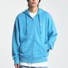 MLB Basic Medium Logo Hood Zip Up Sweatshirt Unisex Blue 3ATRB0144-07BLL