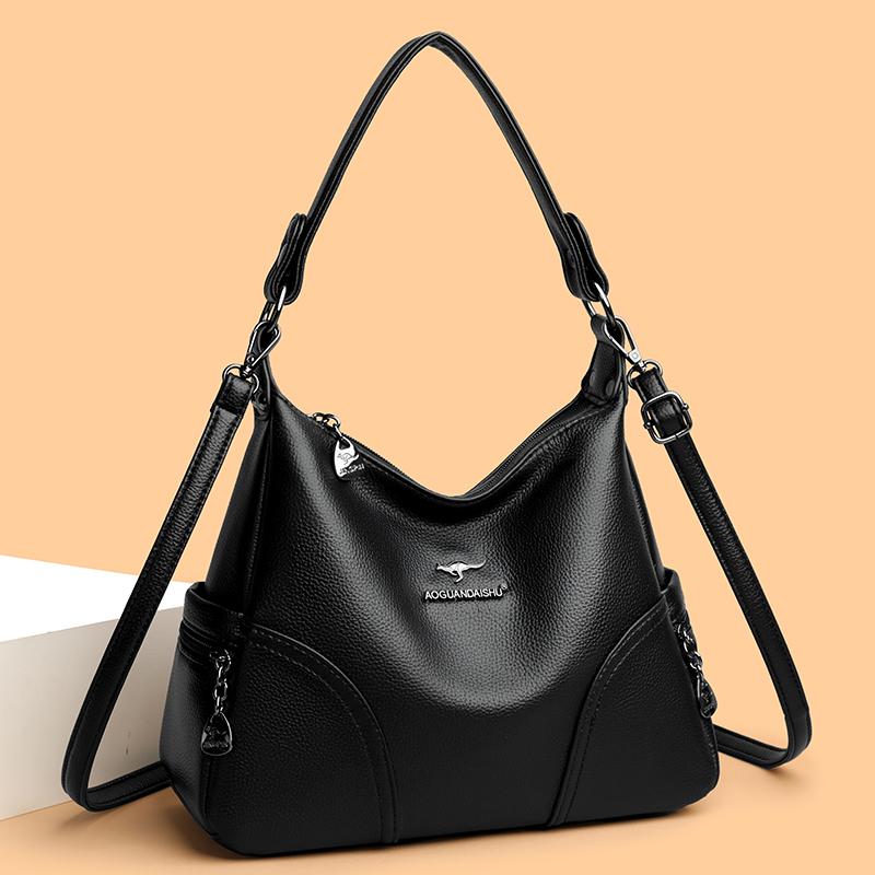 Soft Leather Shoulder Bag Women's Tote Bag Large Capacity Crossbody Bag