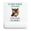 Mousepad - PLANETEE - Sports Coach - 22x18 Cm - Smooth Anti-slip Surface - Th. 3 Mm