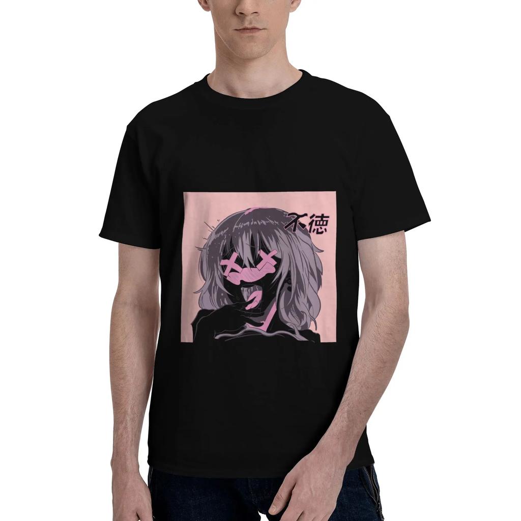 Anime Anime Sexy Female Characters Unisex Tshirt Clothes Leisure Tee Shirt Short Sleeve Fugees 100 Cotton