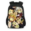 HUNTER × HUNTER Double Layer Backpack Anime Printed Lightweight Kindergarten Primary School Boys and Girls Best Birthday Gift
