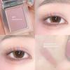 Eyeliner in One Convenient Package! Single-Color Eyeliner Powder in Gray-Brown, Long-Lasting Color, Smudge-Proof, Water-Soluble, Matte and Natural