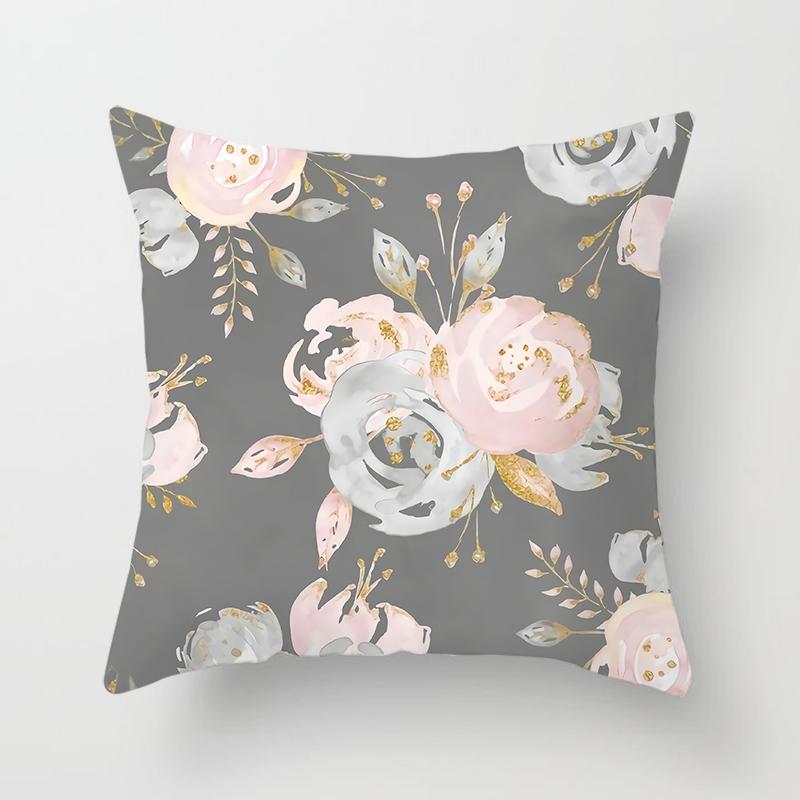 45x45cm Geometric Printed Pattern Pillowcase for Home Living Room Sofa Bedroom Decoration Cushion Cover