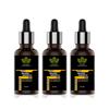 Haria Naturals 12x Starkes Bartwachstumsöl Für Schnelleres Bartwachstum Haaröl 30 ml (Packung mit 3) 90 ml