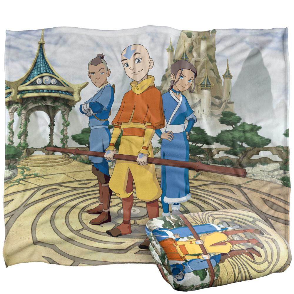 Avatar: The Last Airbender Silky Characters Supersoft Blanket