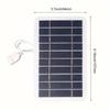 Upgrade Nový přenosný solární panel pro rychlé nabíjení telefonu, Venkovní mini solární nabíječka, Venkovní přenosný solární panel