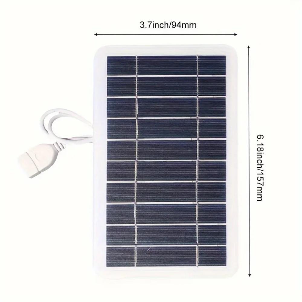 Upgrade Nový přenosný solární panel pro rychlé nabíjení telefonu, Venkovní mini solární nabíječka, Venkovní přenosný solární panel