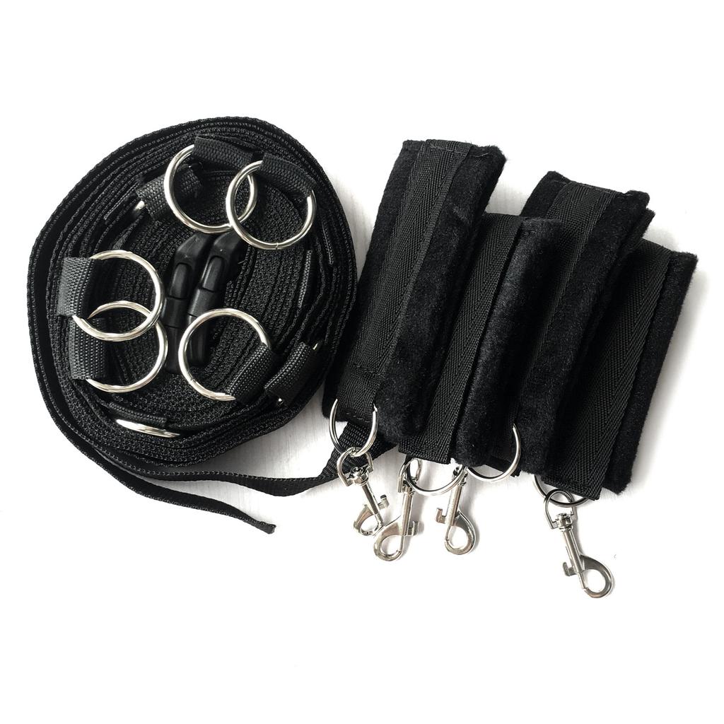 BDSM Sex Toys Erotic Sex Games Slave Restraint Bondage Gear 10PCS/Set Whip Hand Cuffs Adult SM Products for Woman Couples Bed