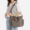 Women's Large Capacity Tote Bag Retro Student Crossbody Bag Canvas Shoulder Bag