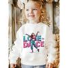 Girls' Cute Print Crewneck Sweatshirt, Soft Casual Long-Sleeved Pullover Shirt, Easy-Care Pattern Outfit