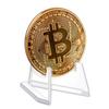 10pcs Clear Acrylic Coin Display Stand Holders Small Easel Rack  Card Commemorative Coin Capsule Holder Support Display Stand
