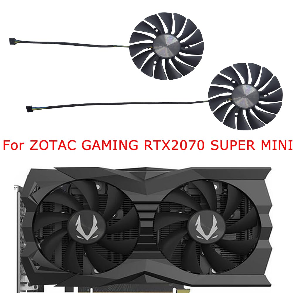 DIY GA92S2U GPU Graphics Card Fan for ZOTAC RTX SUPER MINI Twin Edge OC VGA Cooler 2070, 2060, 2060S, 2070S, RTX3060, 3050, 3060Ti,