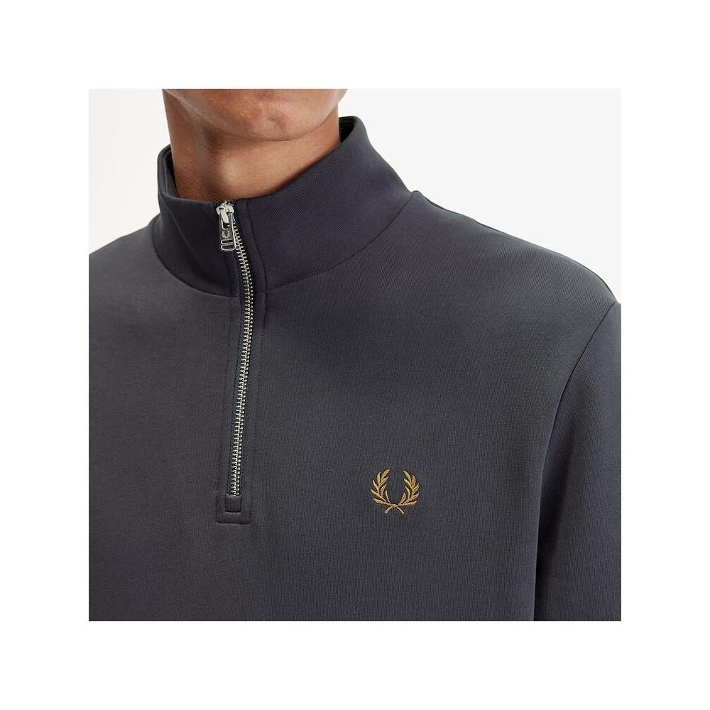 Fred Perry [genuine Headquarters] Fred Perry [baseline] Half Zip Up Sweatshirt  V07  Afpm2413574 V07 qzgAfpm2413574 V07