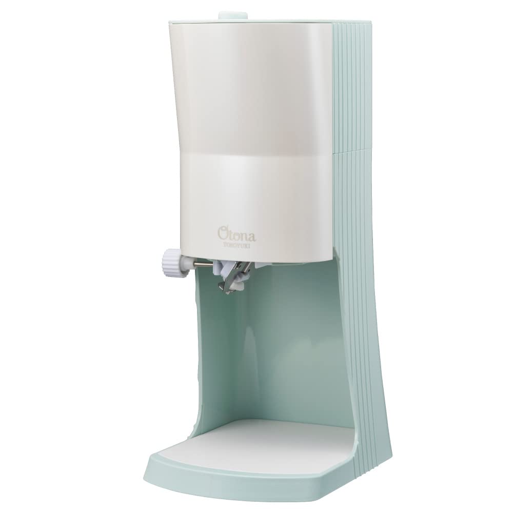 DOSHISHA Electric Fluffy Shaved Ice Maker with 2 Ice Maker Cups Frozen (Medium Size), Green, Fruit, DTY-B2GR