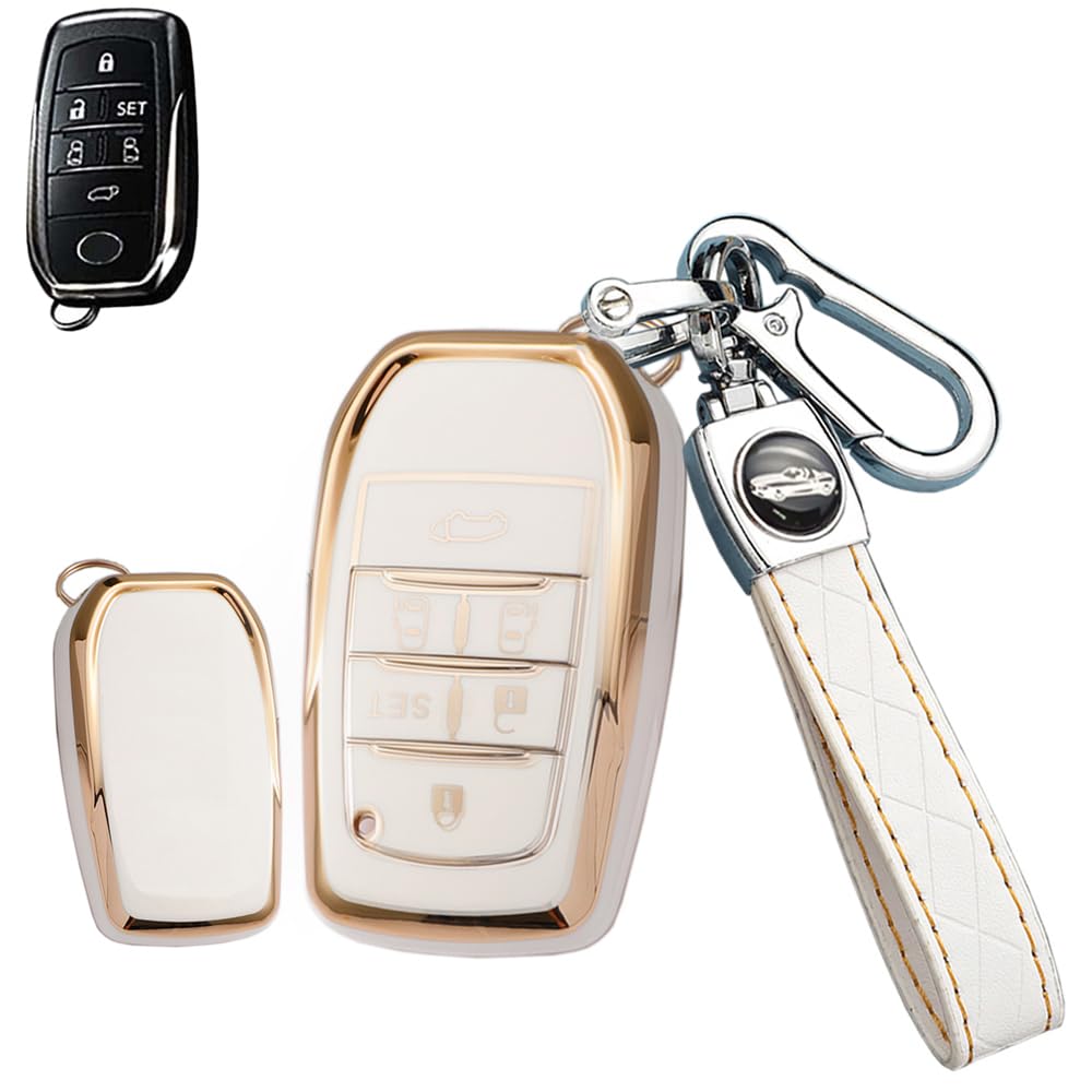 

Чехол для ключа ключ ключ для Toyota Alphard 30 поздний ранний Vellfire 30 поздний ранний кожаный ключ белый Toyota, держатель, крышка, защита, серия, модель,