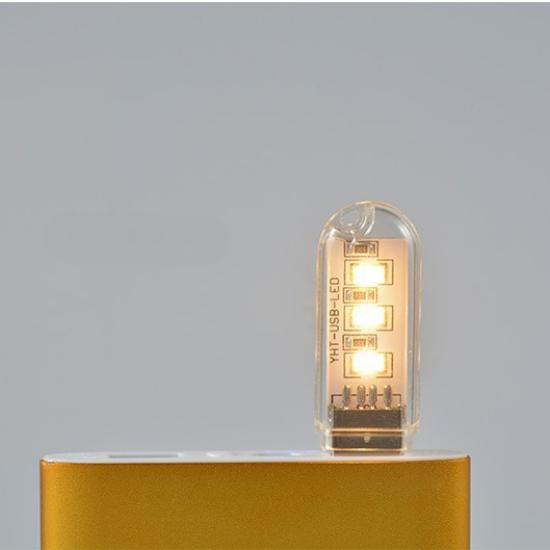 

5/10 шт. Мини портативный USB светодиодный светильник для чтения DC5V ультра яркий светильник для чтения книг 3 светодиода для портативного зарядного устройства 5pcs warm light