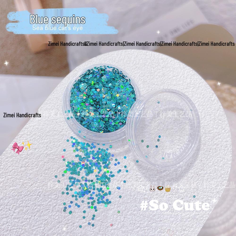 

Xiaohongshu Инфлюенсер Нейл-арт Кошачий глаз Синий гель: Новый прозрачный лак с эффектом ледяных бусин и высококлассным глиттером.