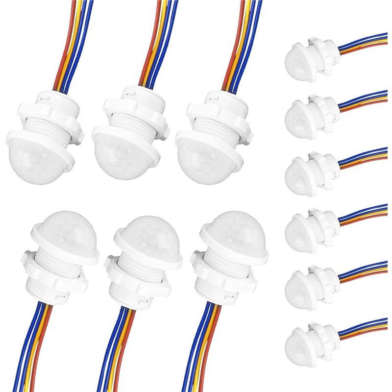 ABBP-PIR Motion Sensor Switch AC Day Night Light Sensor 120° LED Motion Sensor Switch
