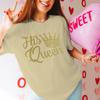 Couple Matching Tshirt His Queen Her King Golden Crown Print Streetwear Women Men Vintage Valentines Day Gifts Lovers Tshirts