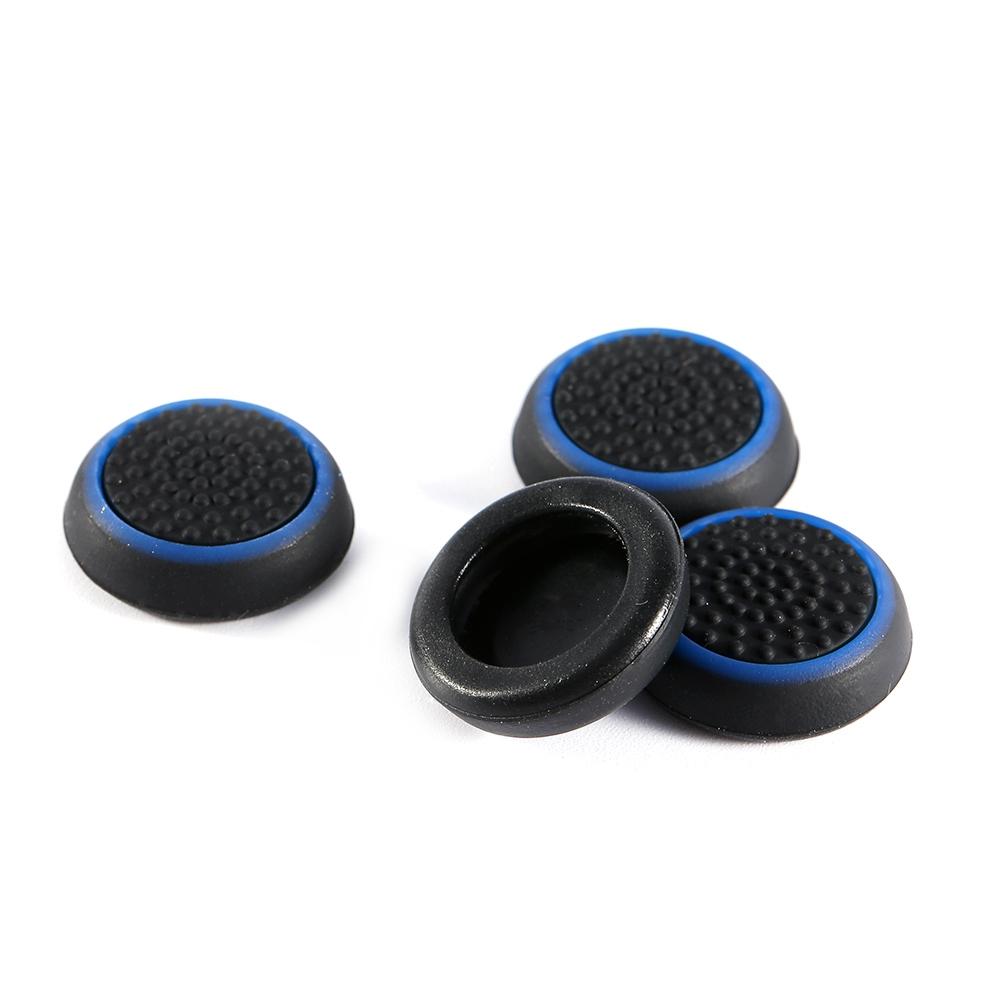 4Pcs Silicone Controller Thumb Stick Joystick   Cover For       Blue