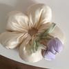 Elastic Flower Scrunchies Oversize Exaggerated Hair Ring Fashion Tulip Big Hair Rope  Women