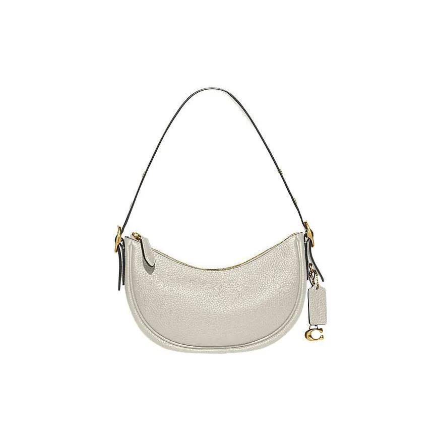 Coach Luna Cow Leather Handbag , Shoulder Bag Women's Chalk White (Unisex) Shoulder Bags CC439 B4HA