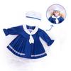 KEIUMI Doll Clothes Fit For 55-60cm Baby Doll Bebe Reborn Girl Boy Toddler Doll Dress Clothing Set Reborn Doll Clothes