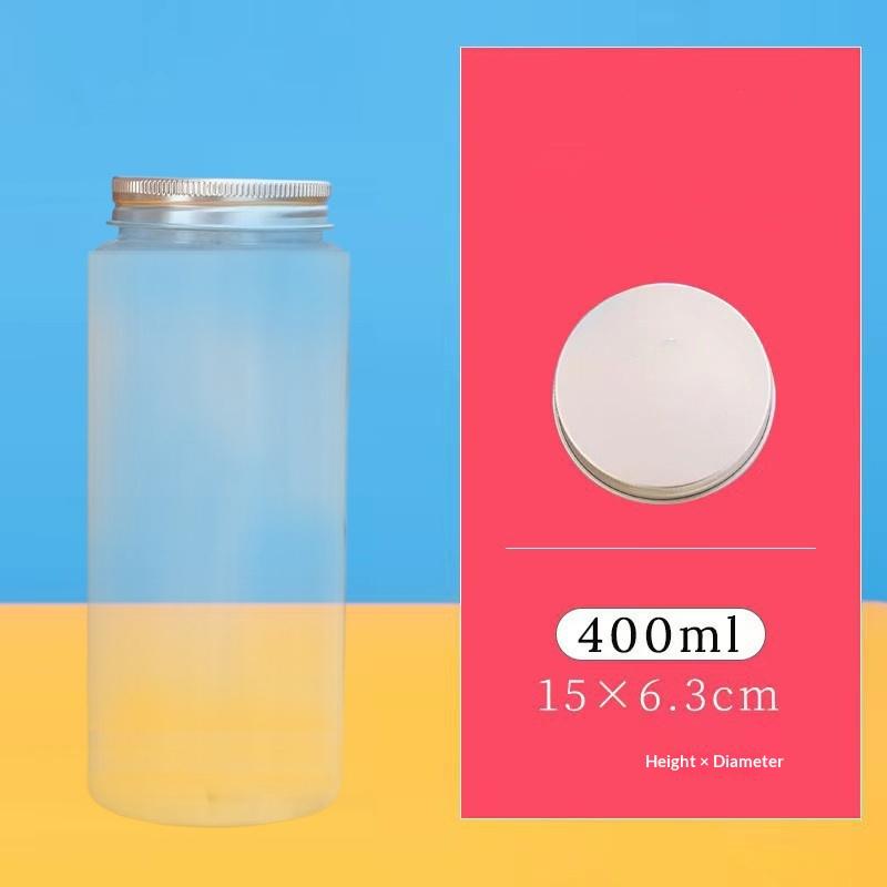 

400/500/650Ml Round Disposable Juice Beverage Bottle Milk Tea Yogurt Transparent Plastic Bottles A