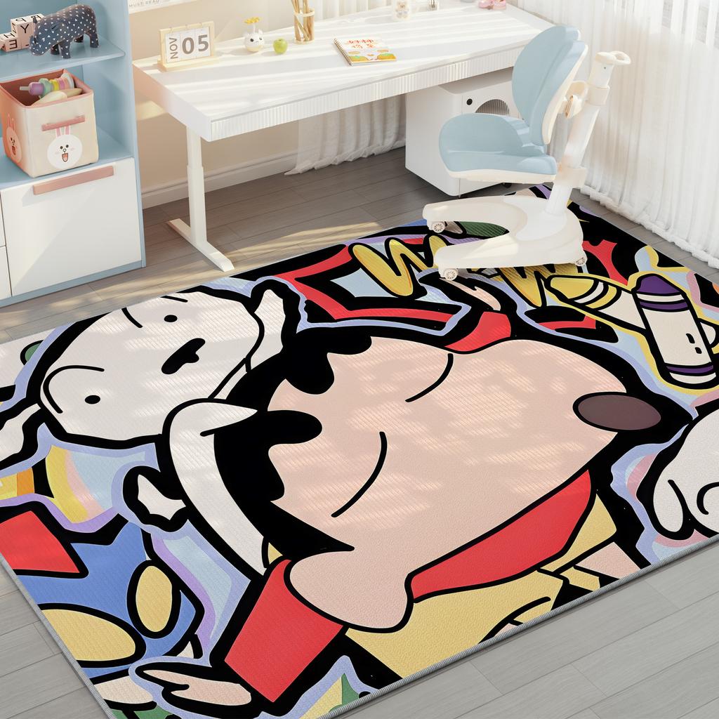  Crayon Shin Chan Children Room Computer Chair Carpet Men Girls Bedroom Study Desk Swivel Chair Mat Reading Area Floor Mat