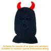 Devil Horn Halloween Caps Breathable Warm Balaclava Caps Adult Winter Cycling Hat Party Hat Soft Face Cover Caps