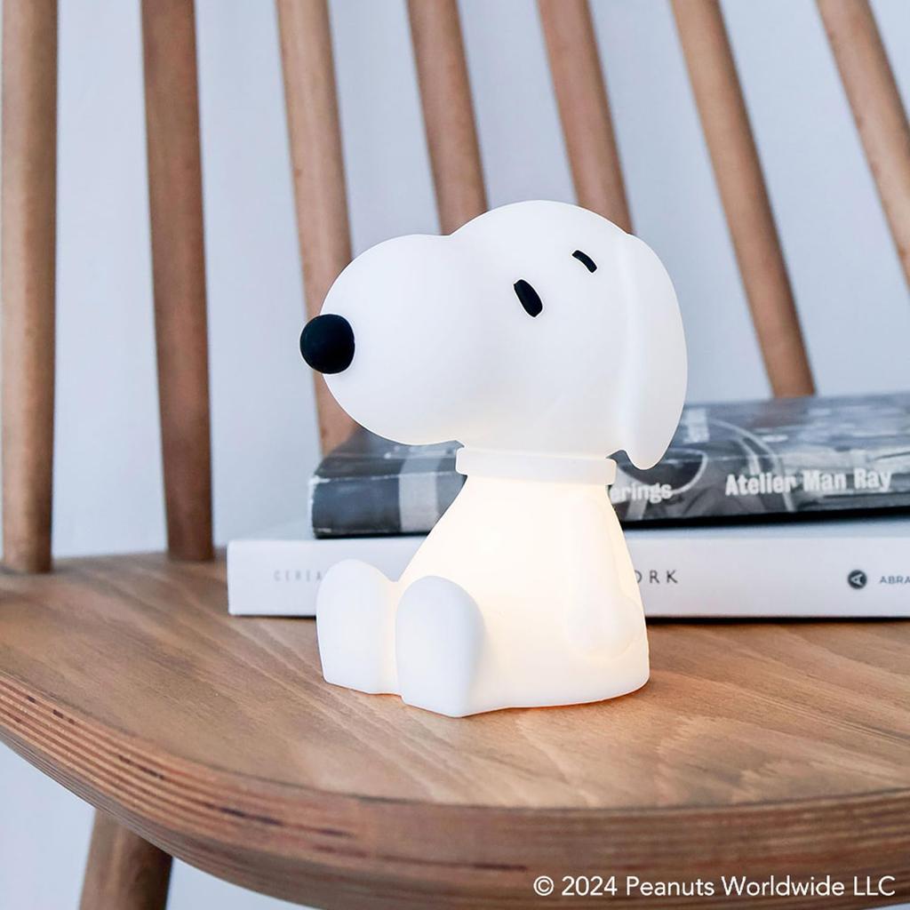 Maria Bundle of Light eine niedliche LED-Tischleuchte mit Snoopy als Stilllicht und Wickelleuchte Ein tolles Geburtstags-Herr. Snoopy, leicht. Geschenk.