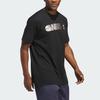 New Adidas Worldwide Hoops City Graphic Tee T Shirt Men's Black IT4728
