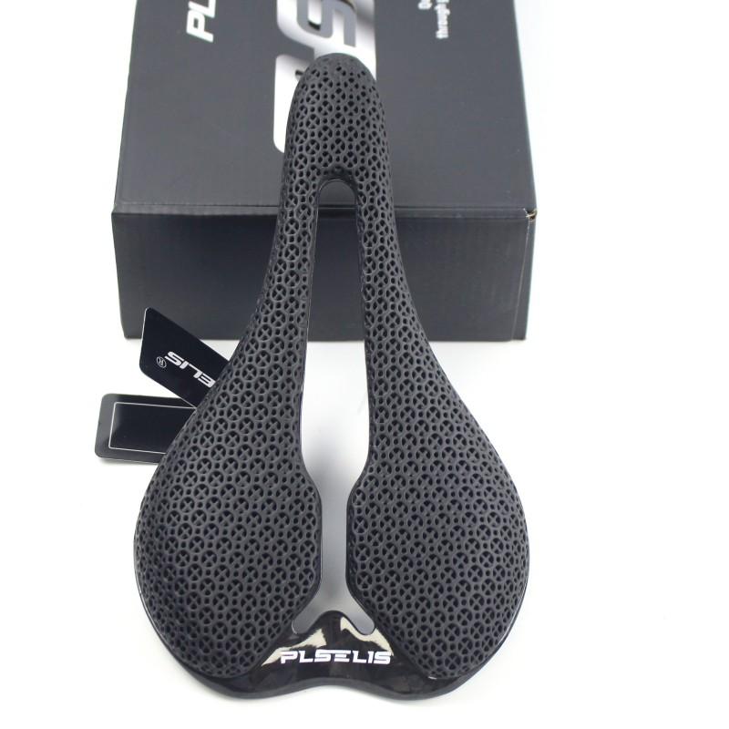 PLSELIS Carbon Fiber 3D Printed Bicycle Saddle With Integrated Arch Road Mountain Bikes